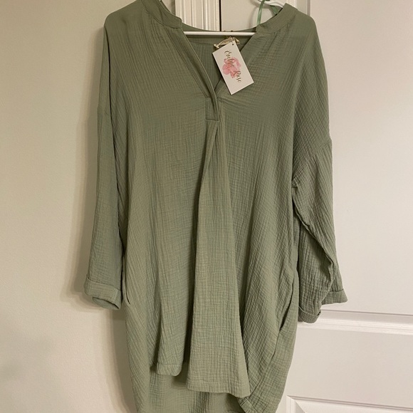 Green T Shirt Dress - Picture 1 of 1